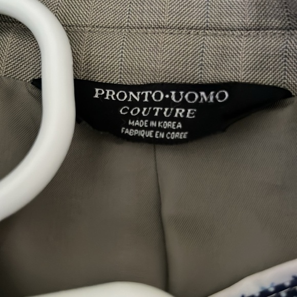 Pronto Uomo Gray Sport Coat Versatile Blazer - Picture 3 of 4
